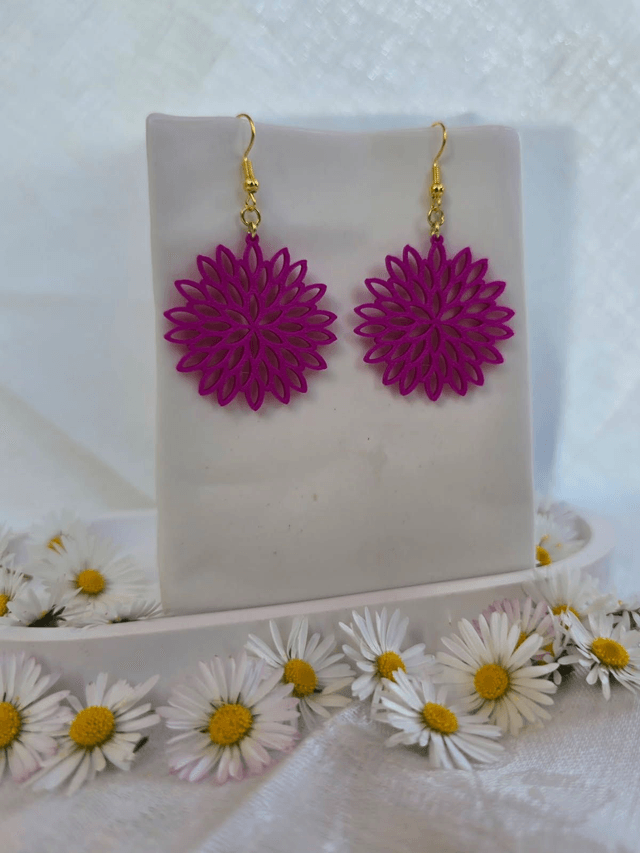 Boucles d'oreilles "Fleur d’Éclat"