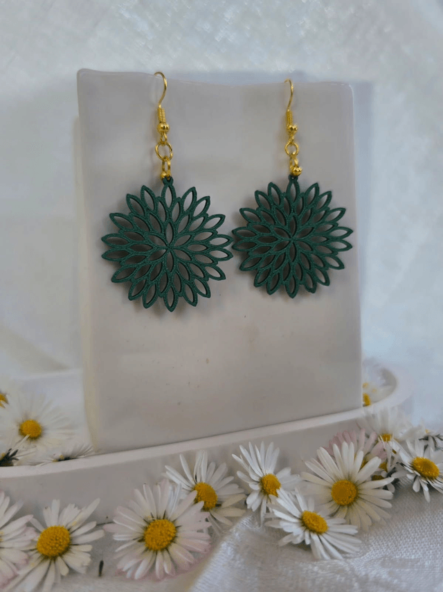 Boucles d'oreilles "Fleur d’Éclat"