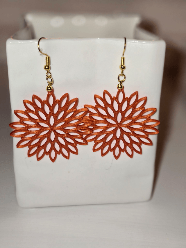 Boucles d'oreilles "Fleur d’Éclat"