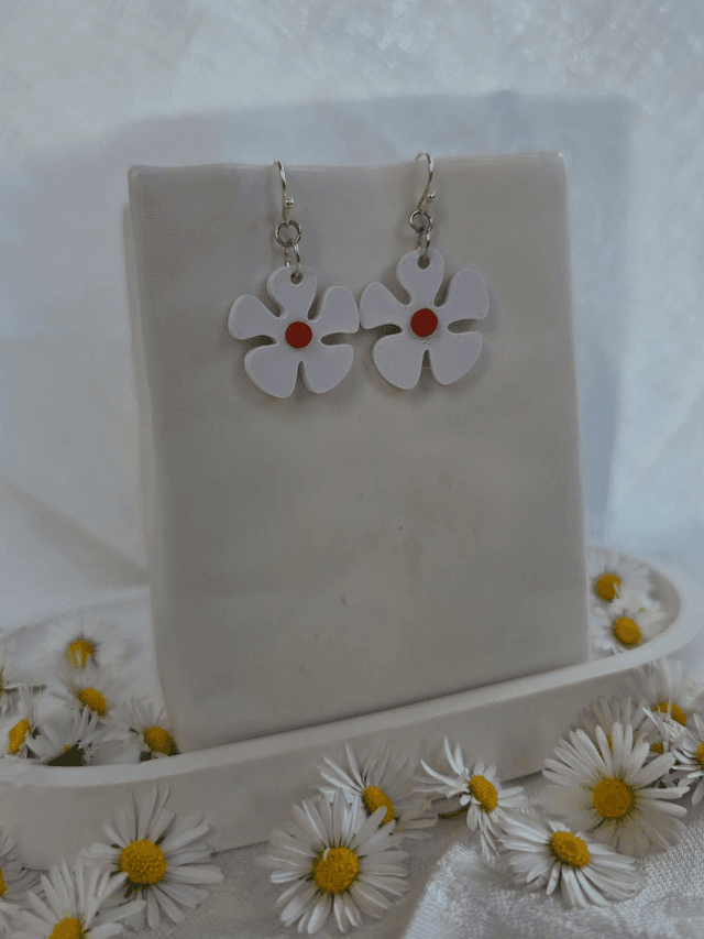 Boucles d&#039;oreilles &quot;Marguerite&quot;