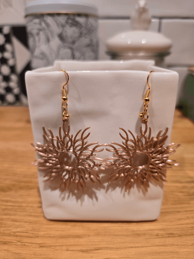 Boucles d&#039;oreilles &quot;Orga Nova&quot; – L’audace légère de l’organique