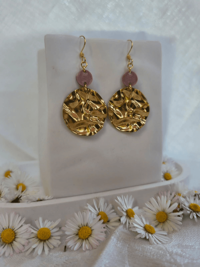 Boucles d&#039;oreilles &quot;Céleste &quot;