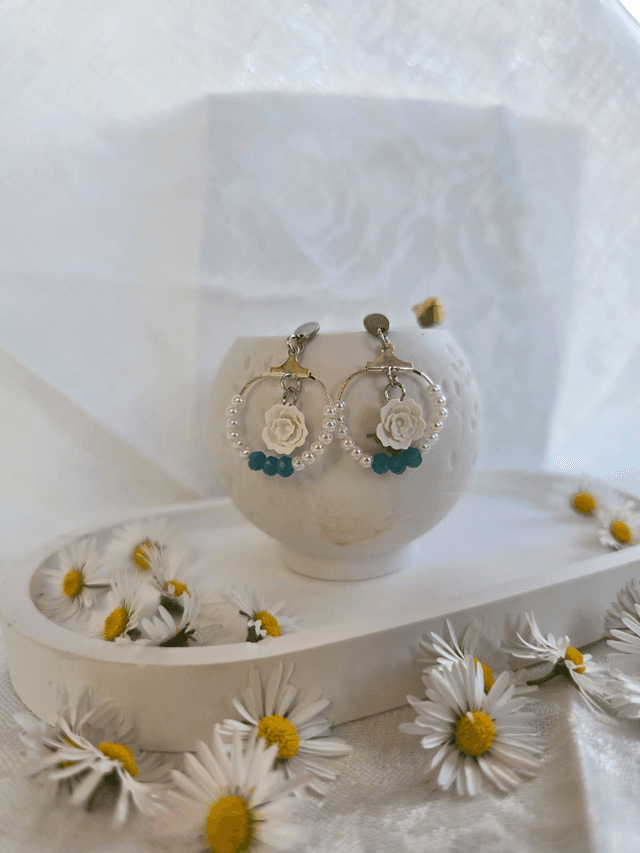 Boucles d&#039;oreilles &quot;Rosalie&quot;